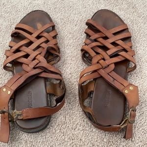 Brown sandals